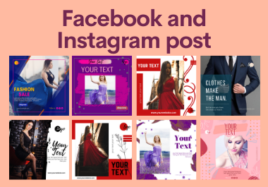I will design Facebook and Instagram Post or Ads