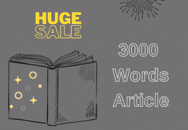 Best SEO Optimized 3000 words article writing/content writing for any website