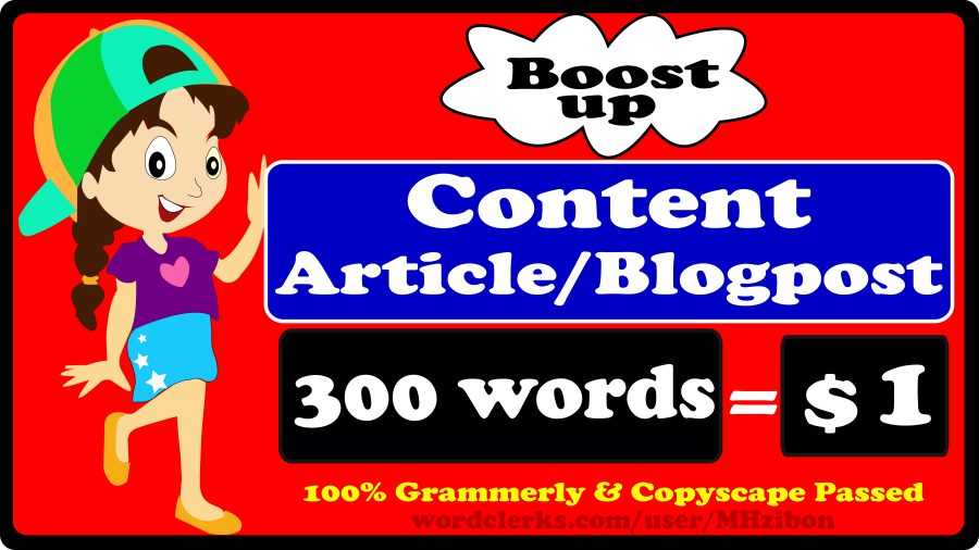 I Will Write A SEO Optimized Article