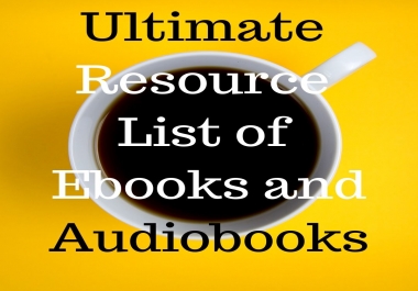 Ultimate Resource List of Ebooks and Audiobooks