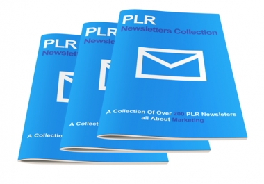 PLR Newsletters Collection with full PLR,  MRR,  RR Licence