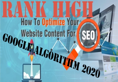 1500 words 2artciles to RANK HIGH ON GOOGLE Algorithm 2020 With our ON-PAGE STRATEGY