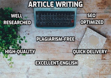 Well-Researched SEO-Optimized 500-word Article