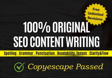 1000+ words SEO optimized article writing,  Blog Writing,  Content Writing