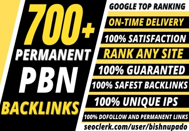 Get 700+highest Quality web2.0 link with high 70+DA
