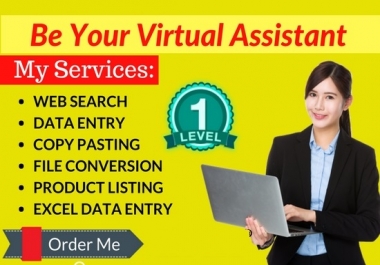 I will do a professional typing job and fast data entry work