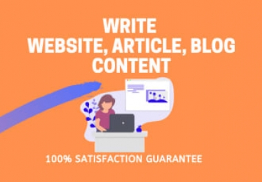 I will write 500 words SEO articles on any niche