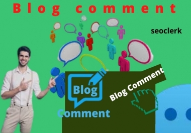 I will create HQ backlinks using blog comment