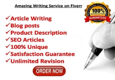I will write 1000 word SEO friendly blog or article