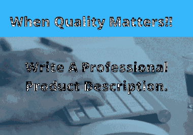 250 Words Professional Product description With Eye catchy Title