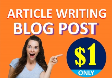 SEO optimized article writing / blog post / content writing