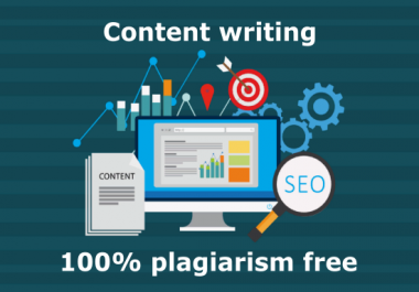 I will write SEO optimized & Plagiarism free content.