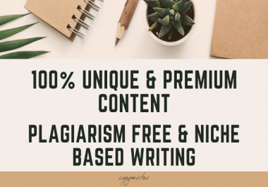 Write 1500 words Premium & Professional Content,  Article and Blogpost for you