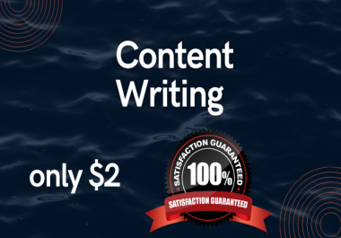 I will write 2000 SEO content writing for your blog or website