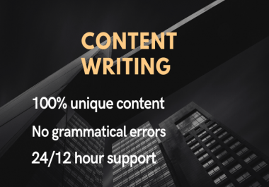 I will do 2500+ words SEO friendly Blog post and website content writing,  articles writing