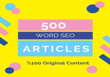 Will write a high-quality 500 word article